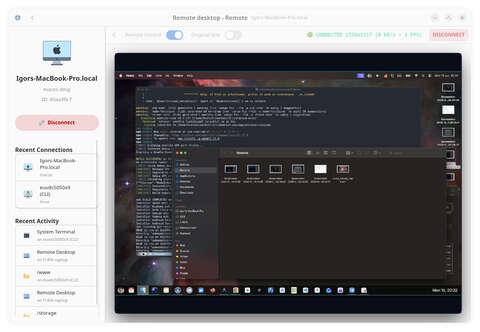 Low-Latency Remote Desktop