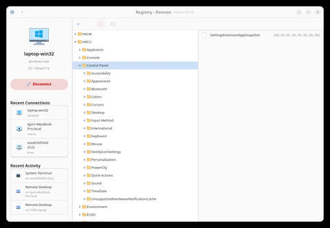 Windows Registry Editor