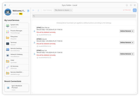 P2P Folder Synchronization